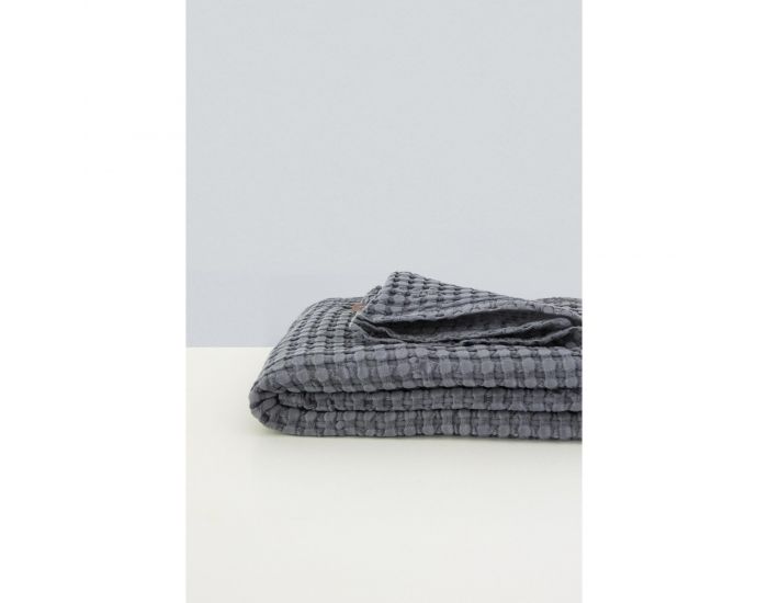 KADOLIS Couverture en Coton bio Paros Gris (7)