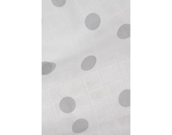 KADOLIS Lot de 3 Langes 100% Coton Bio Imprims Gris - 60 x 60 cm 60 x 60 cm (5)
