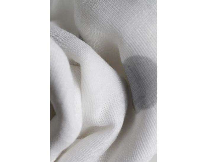 KADOLIS Lot de 3 Langes 100% Coton Bio Imprims Gris - 60 x 60 cm 60 x 60 cm (7)