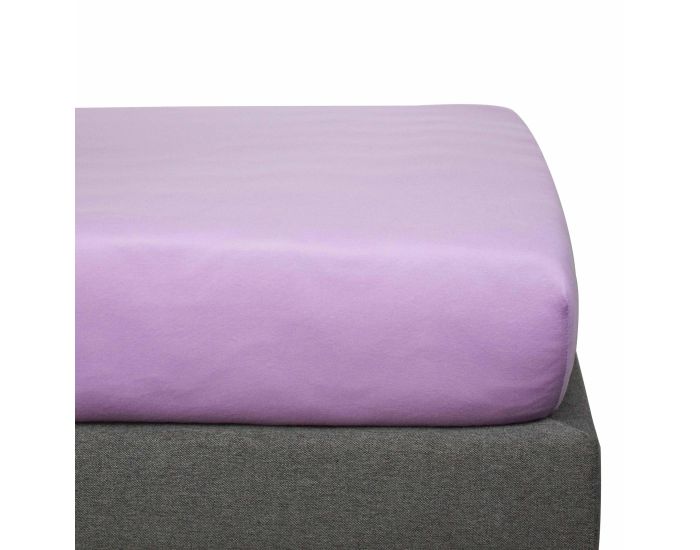 KADOLIS Drap Housse Coton Bio - Enfant Lilas (2)