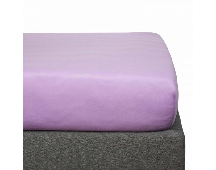 KADOLIS Drap Housse Coton Bio - Enfant Lilas (9)