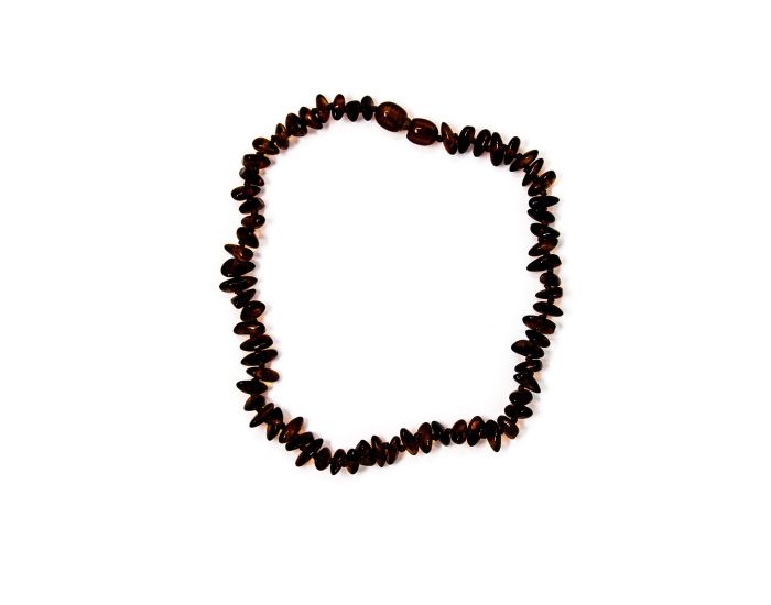 KADOLIS Collier d'Ambre Bb Brun (1)