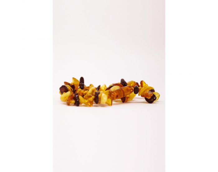 KADOLIS Collier d'Ambre Bb Galets Multicolores (5)