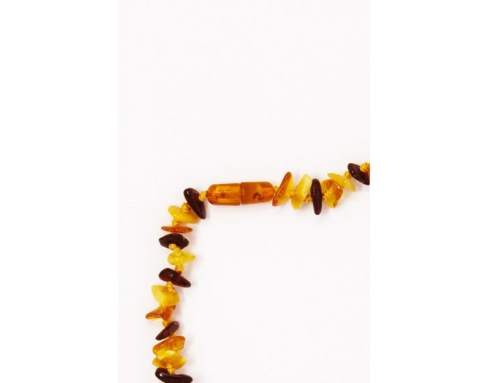 KADOLIS Collier d'Ambre Bb Galets Multicolores (9)