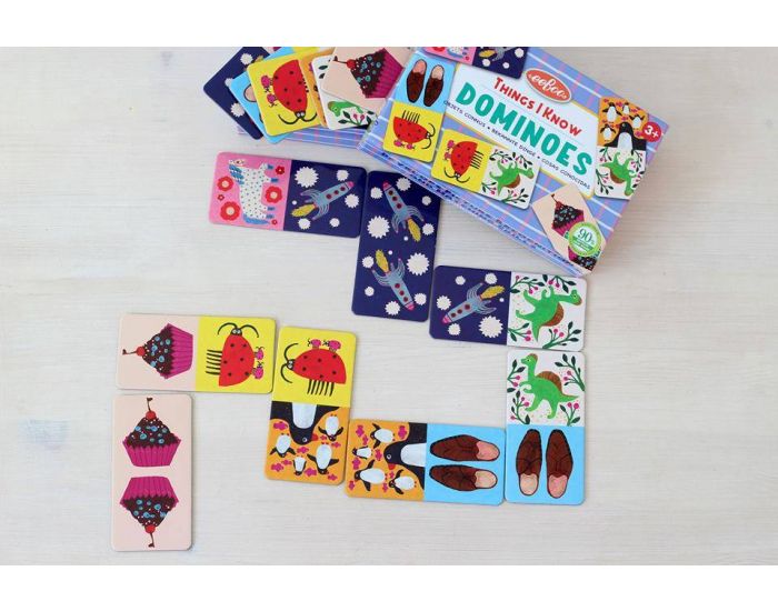 EEBOO Petit Domino - Objets Connus - D�s 3 ans (1)