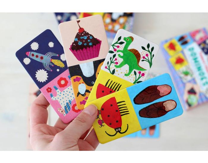 EEBOO Petit Domino - Objets Connus - D�s 3 ans (2)