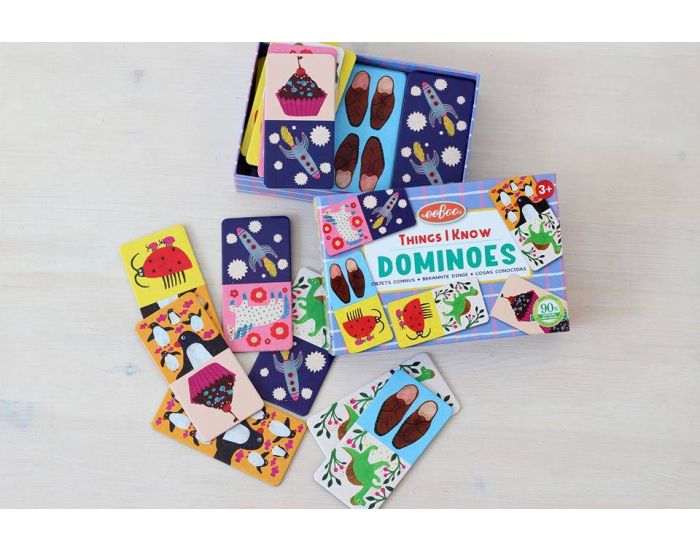 EEBOO Petit Domino - Objets Connus - D�s 3 ans (4)