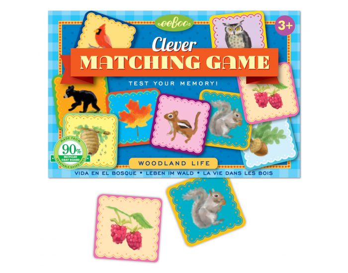 EEBOO Petit Memory - La Vie des Bois - D�s 3 ans (1)