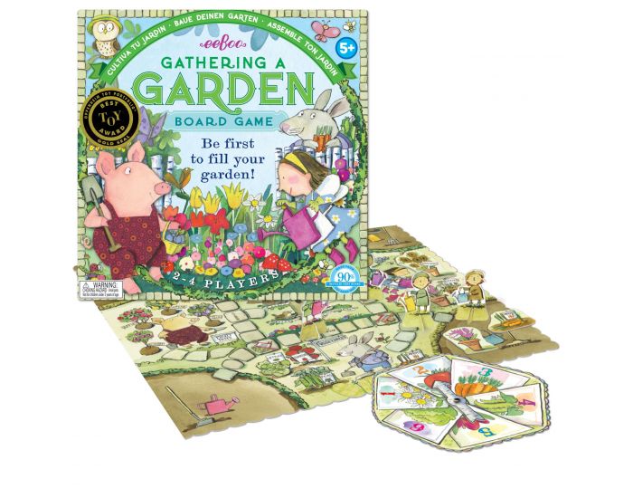 EEBOO Jeu de Plateau - Cr�e ton Jardin - D�s 5 ans (1)