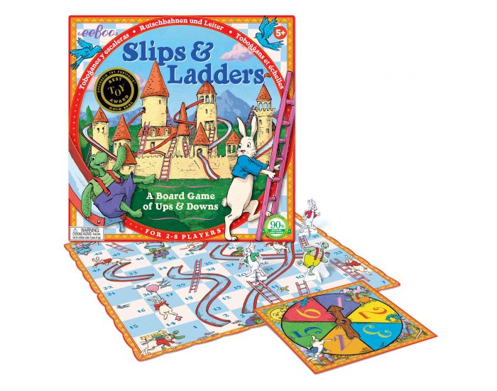 EEBOO Jeu de Plateau - Ch�teau Tobogans et Echelles - D�s 5 ans (1)