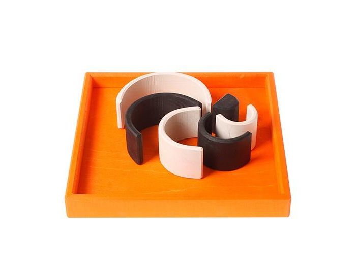 GRIMM'S Arc en Ciel de Construction Monochrome - Petit - D�s 3 ans (2)