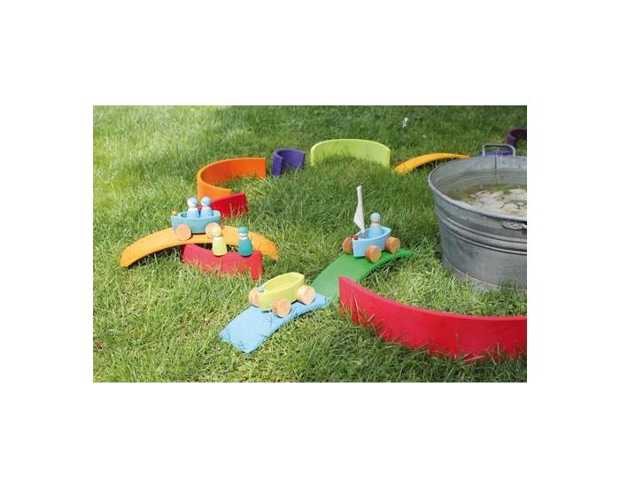 GRIMM'S Pont de Construction Multicolor - Large - D�s 2 ans (2)
