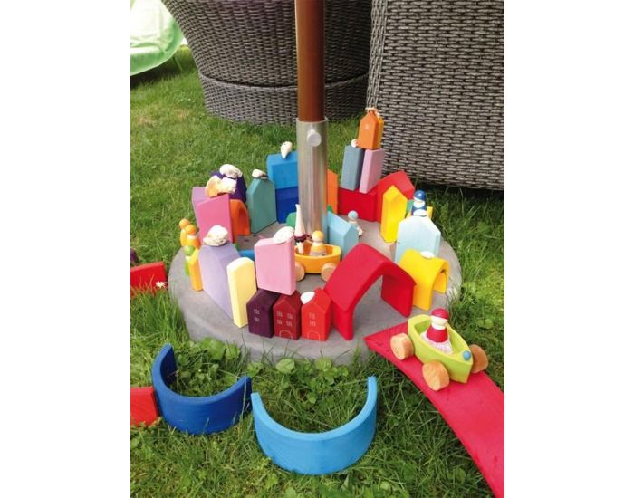 GRIMM'S Pont de Construction Multicolor - Large - D�s 2 ans (3)