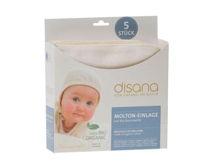 DISANA Lot de 5 Doublures en Coton BIologique (1)