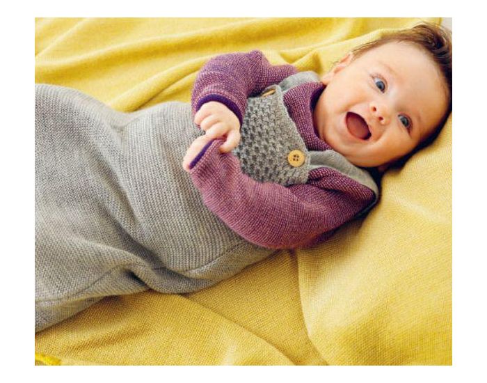 DISANA Gigoteuse en Laine Mrinos Grise (1)