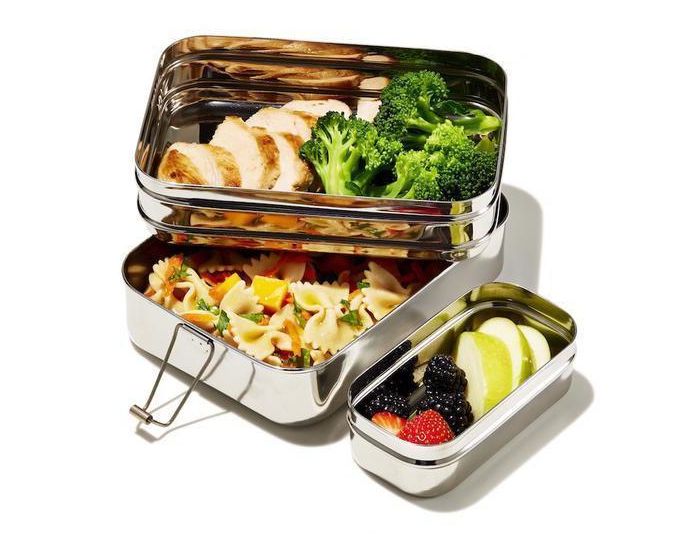 ECOLUNCH BOX Lunch Box Inox 3 en 1 G�ante - 2000ml (1)