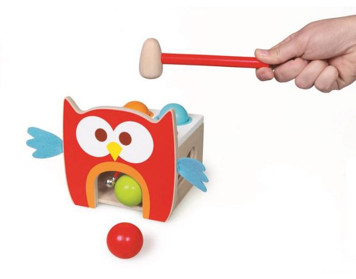 SCRATCH EUROPE Bote  Formes Toc Toc Hibou - Ds 12 Mois (2)