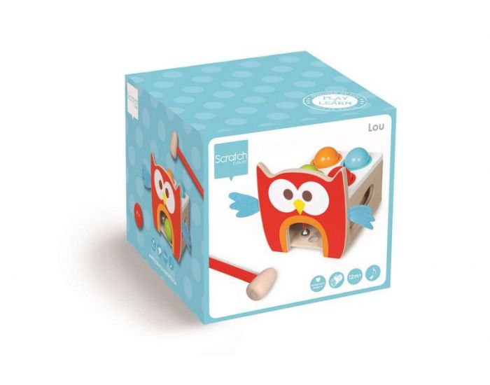 SCRATCH EUROPE Bote  Formes Toc Toc Hibou - Ds 12 Mois (6)