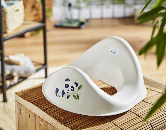 ROTHO BABYDESIGN Réducteur de Toilettes pour Bébé - 100% Biodégradable - Panda (1)