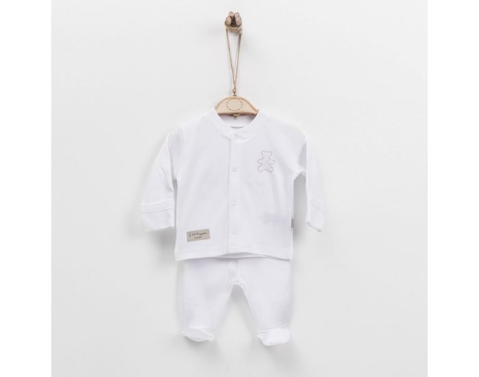 BEBESEO Ensemble Pyjama Blanc (1)