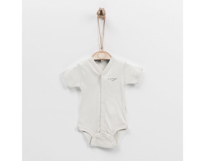 BEBESEO Body Manches Courtes - Ecru (1)