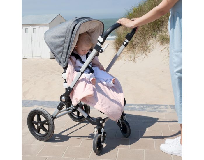 BEMINI Couverture Nomade BISIDE 90x90 cm Bamboo (2)