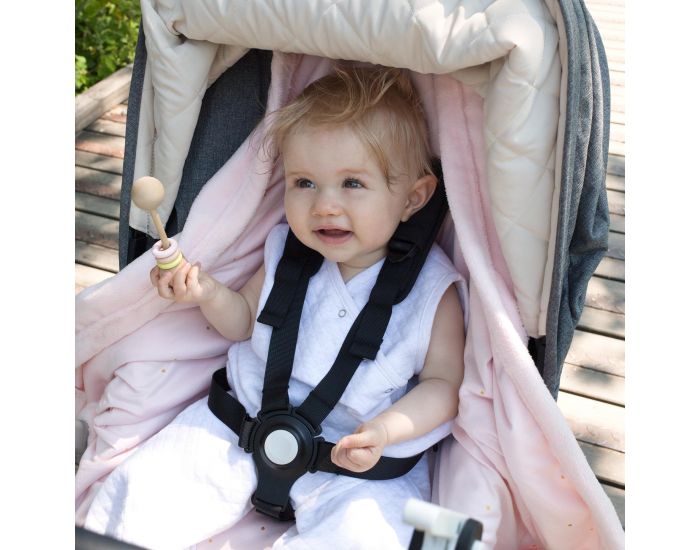 BEMINI Couverture Nomade BISIDE 90x90 cm Bamboo (3)