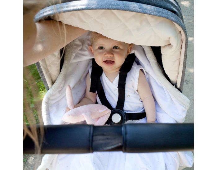 BEMINI Couverture Nomade BISIDE 90x90 cm Bamboo (5)