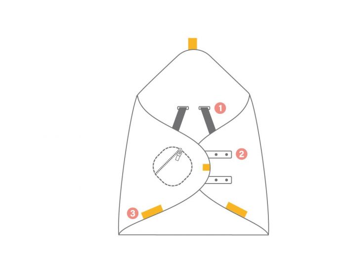 BEMINI Couverture Nomade BISIDE 90x90 cm Bamboo (6)