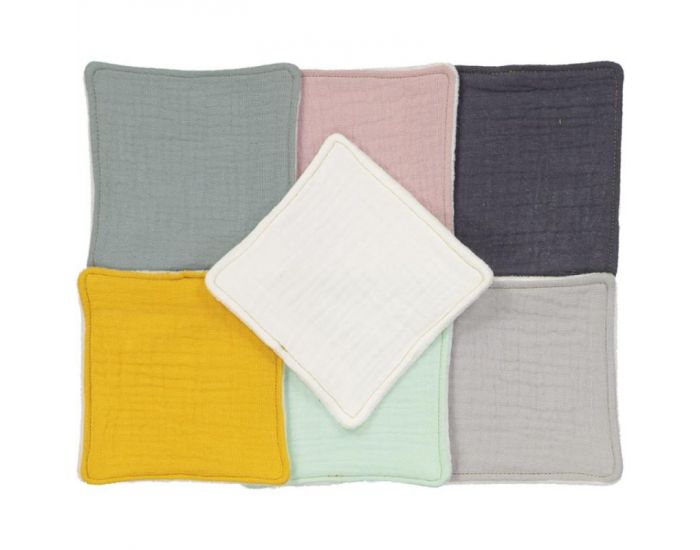 CHOUCHOUETTE Lot de 7 Carrs  Dmaquiller Lavables  (3)