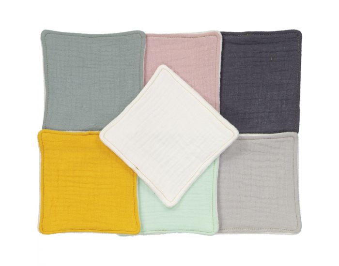 CHOUCHOUETTE Lot de 7 Carr�s � D�maquiller Lavables  (8)