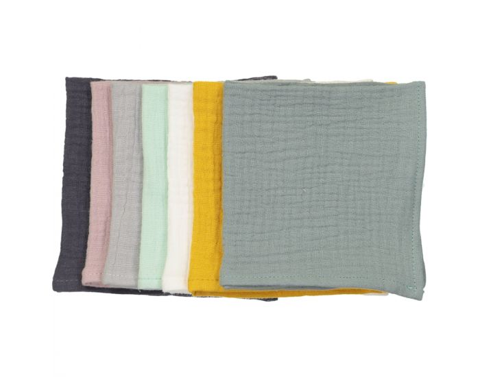 CHOUCHOUETTE Lot de 7 Mouchoirs en Gaze de Coton (1)