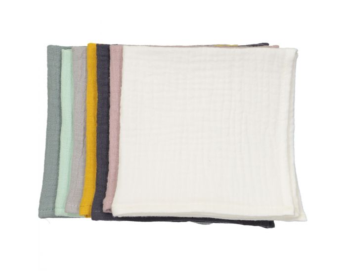 CHOUCHOUETTE Lot de 7 Mouchoirs en Gaze de Coton (2)