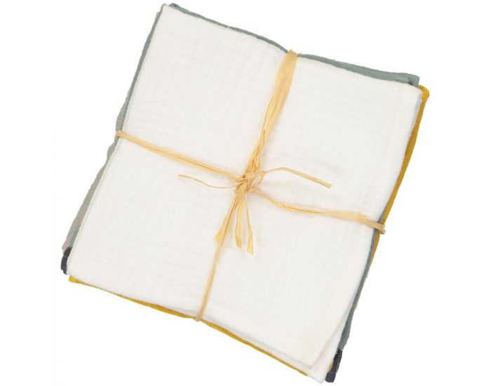 CHOUCHOUETTE Lot de 7 Mouchoirs en Gaze de Coton (4)