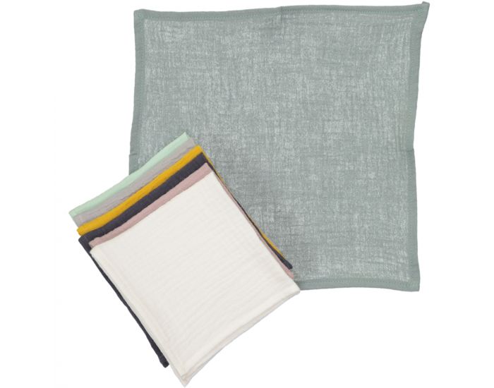 CHOUCHOUETTE Lot de 7 Mouchoirs en Gaze de Coton (5)
