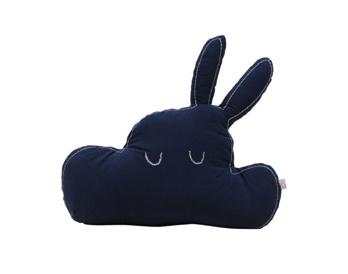 LITTLE CREVETTE Coussin Lapinuage - marine (3)