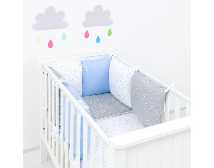 SEVIRA KIDS Tour de lit  coussins modulables avec parure rversible -  Ministars (3)