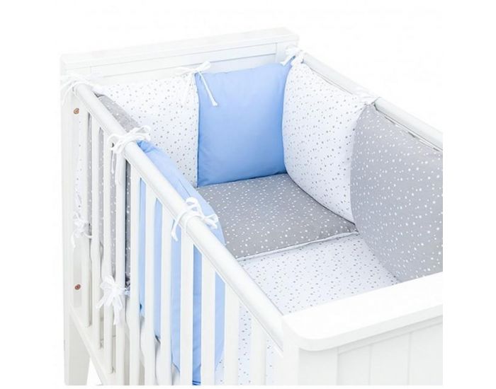 SEVIRA KIDS Tour de lit  coussins modulables avec parure rversible -  Ministars (4)