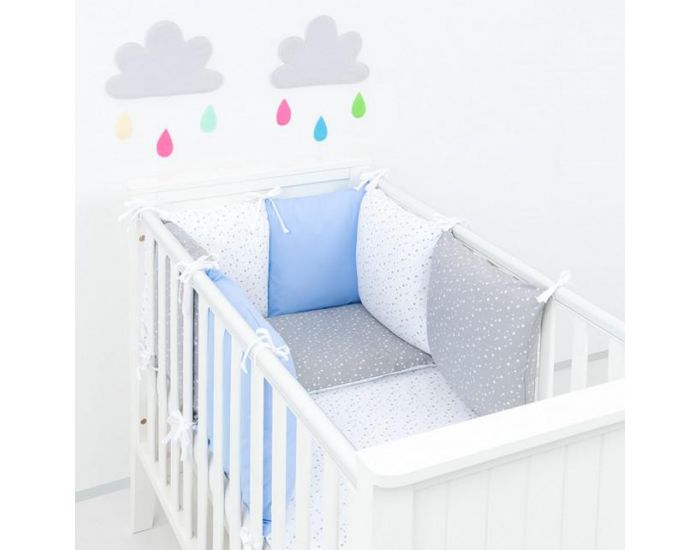 SEVIRA KIDS Tour de lit  coussins modulables avec parure rversible -  Ministars (5)