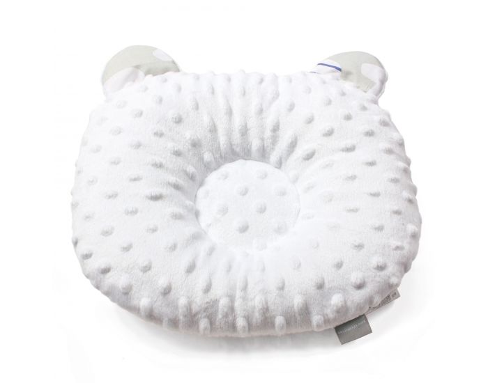 SEVIRA KIDS Coussin de maintien anti t�te plate - oreiller morphologique b�b� - Pony Blanc (4)