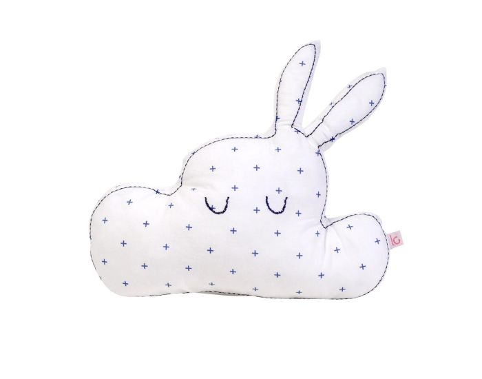 LITTLE CREVETTE Coussin Lapinuage - Croix Bleues (9)