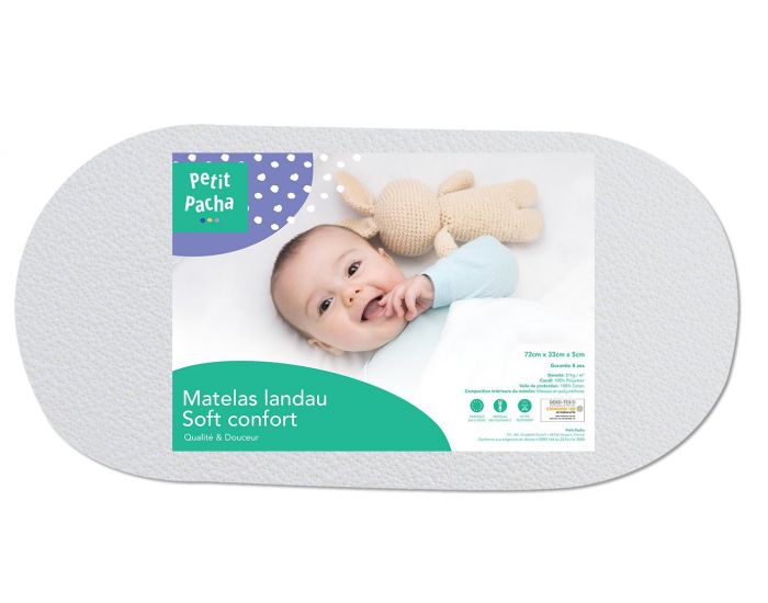 KADOLIS Matelas Landau Soft PETIT PACHA - 72 x 33 cm (1)