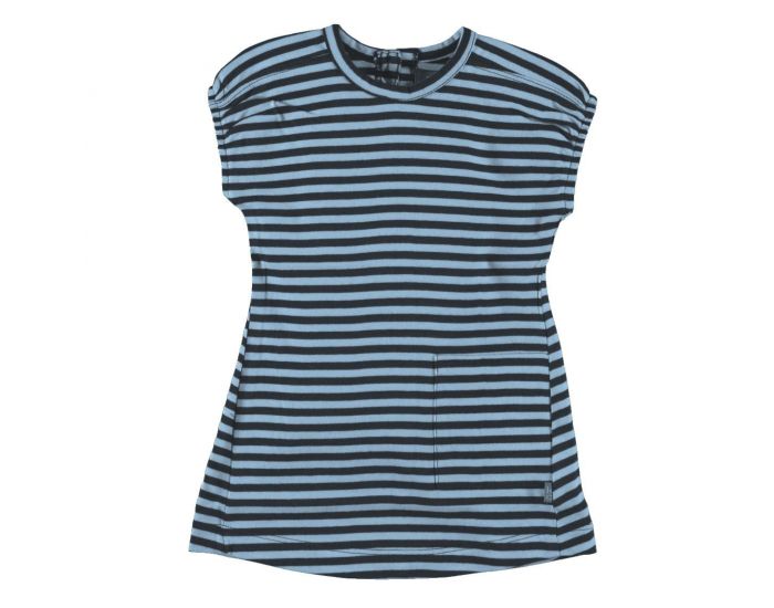 KIDSCASE Robe Bb Bio Raye Marine & Bleu (4)