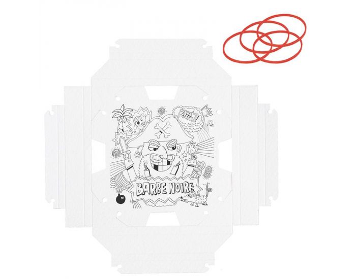 PIROUETTE CACAHOUETE 4 Cadres Pirate � Colorier - D�s 6 ans (5)