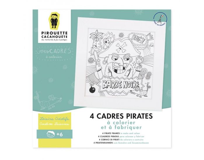 PIROUETTE CACAHOUETE 4 Cadres Pirate � Colorier - D�s 6 ans (6)