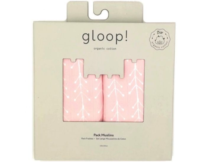 GLOOP! Lot de 2 Maxi-Langes Bio (1)
