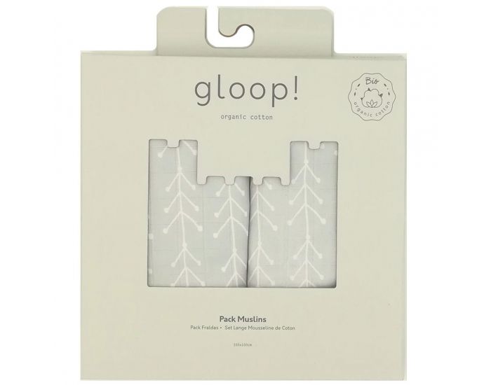GLOOP! Lot de 2 Maxi-Langes Bio (10)