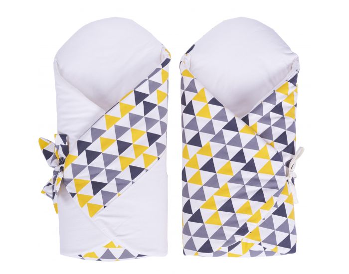 SEVIRA KIDS Gigoteuse d'emmaillotage volutive - label d'Or Innovation - Triangles Multicolore Trian Triangles Chic (15)
