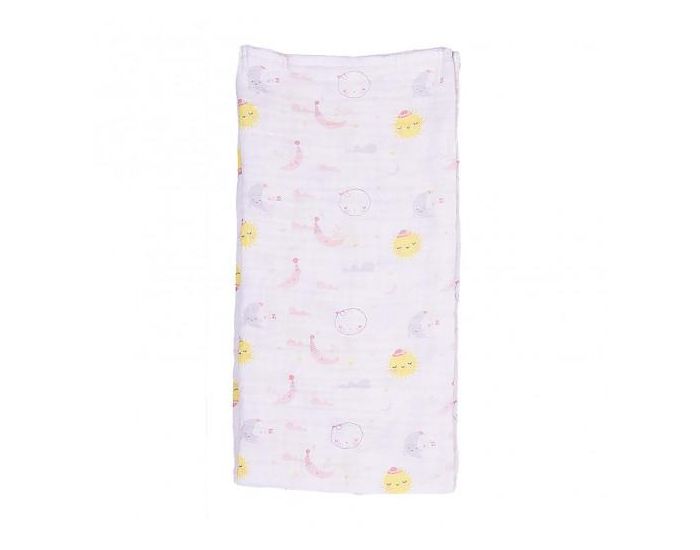 SEVIRA KIDS Kit Dors-Bien + Bandana + Lange en coton Bio - Dreams Rose (3)
