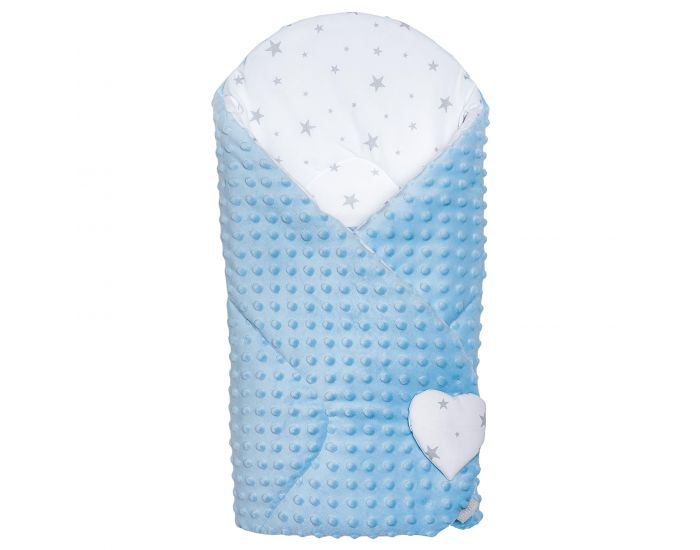 SEVIRA KIDS Gigoteuse d'emmaillotage - Nid d'ange 0-4 mois Minky Rversible - Stella (15)